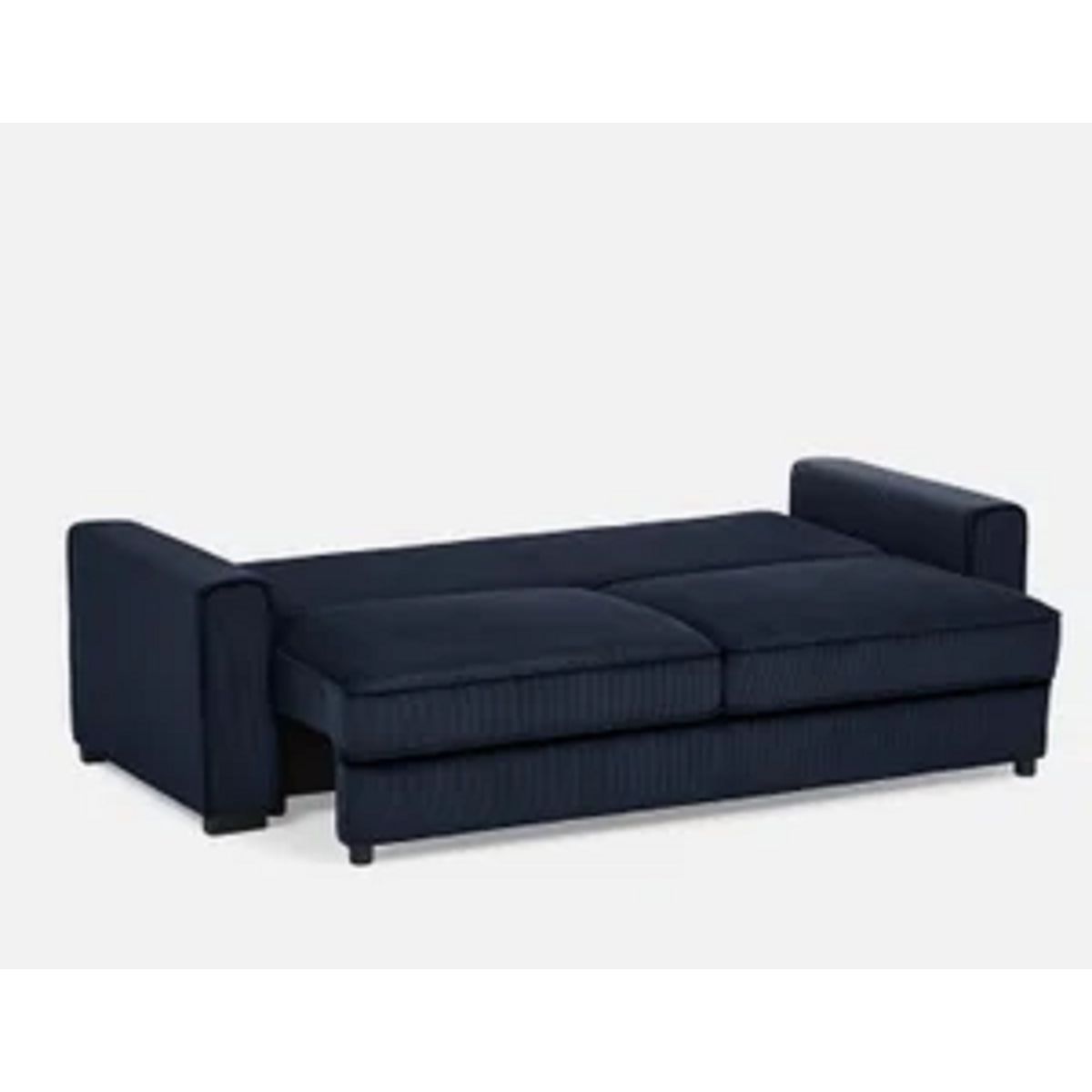 SOFA MARKET - Sofa Cama Cajon Sam 2 Puestos Tela Azul