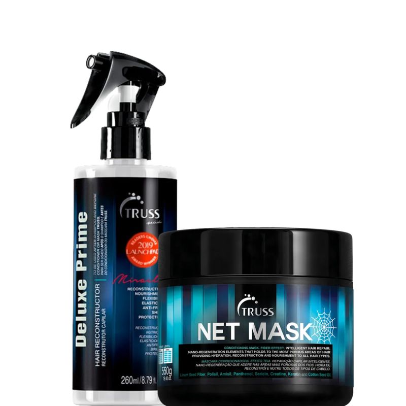 GENERICO - Duo Truss Spray miracle + Masc Net mask Reparación