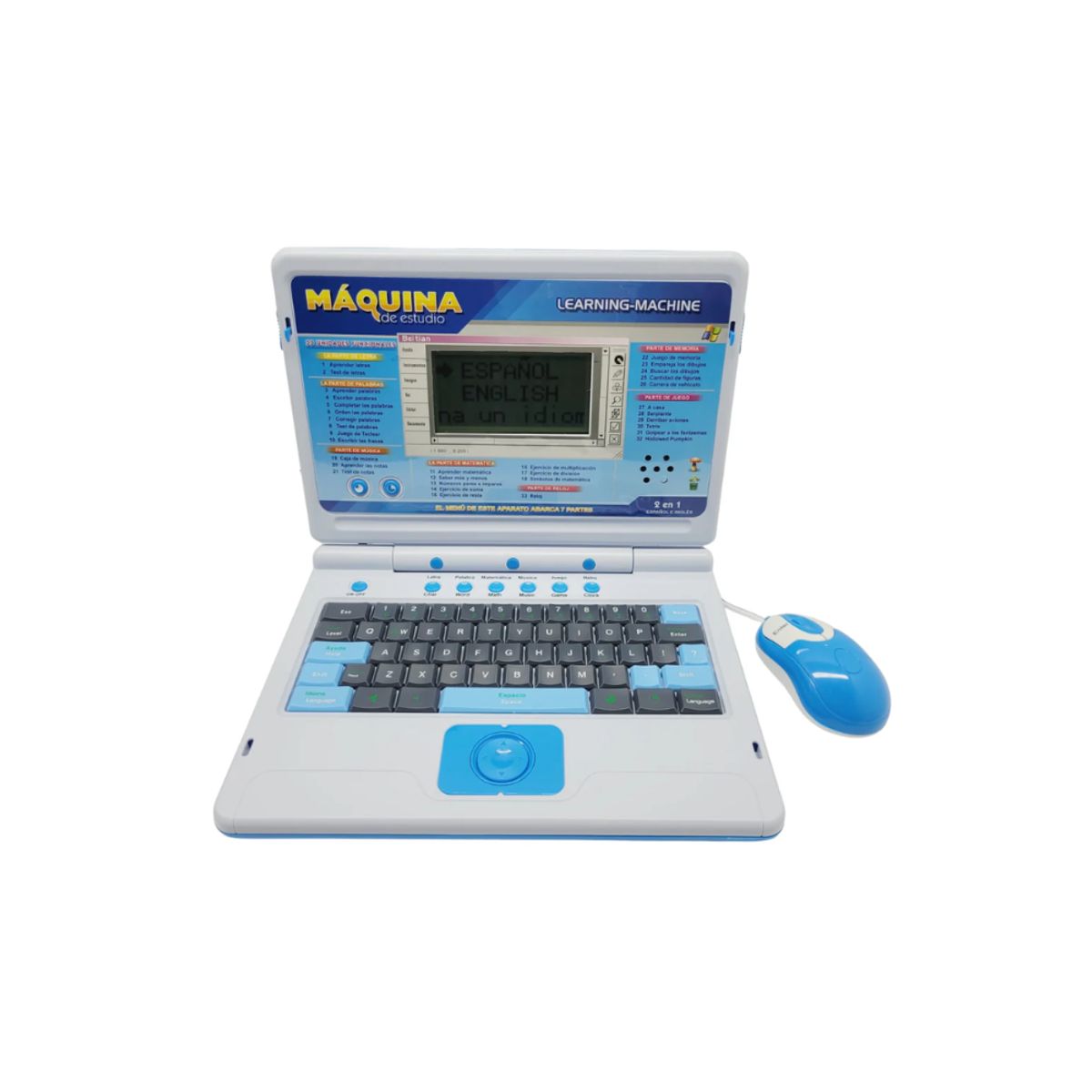 GENERICO - Laptop 8006 Computadora Didáctica Para Aprendizaje Infantil
