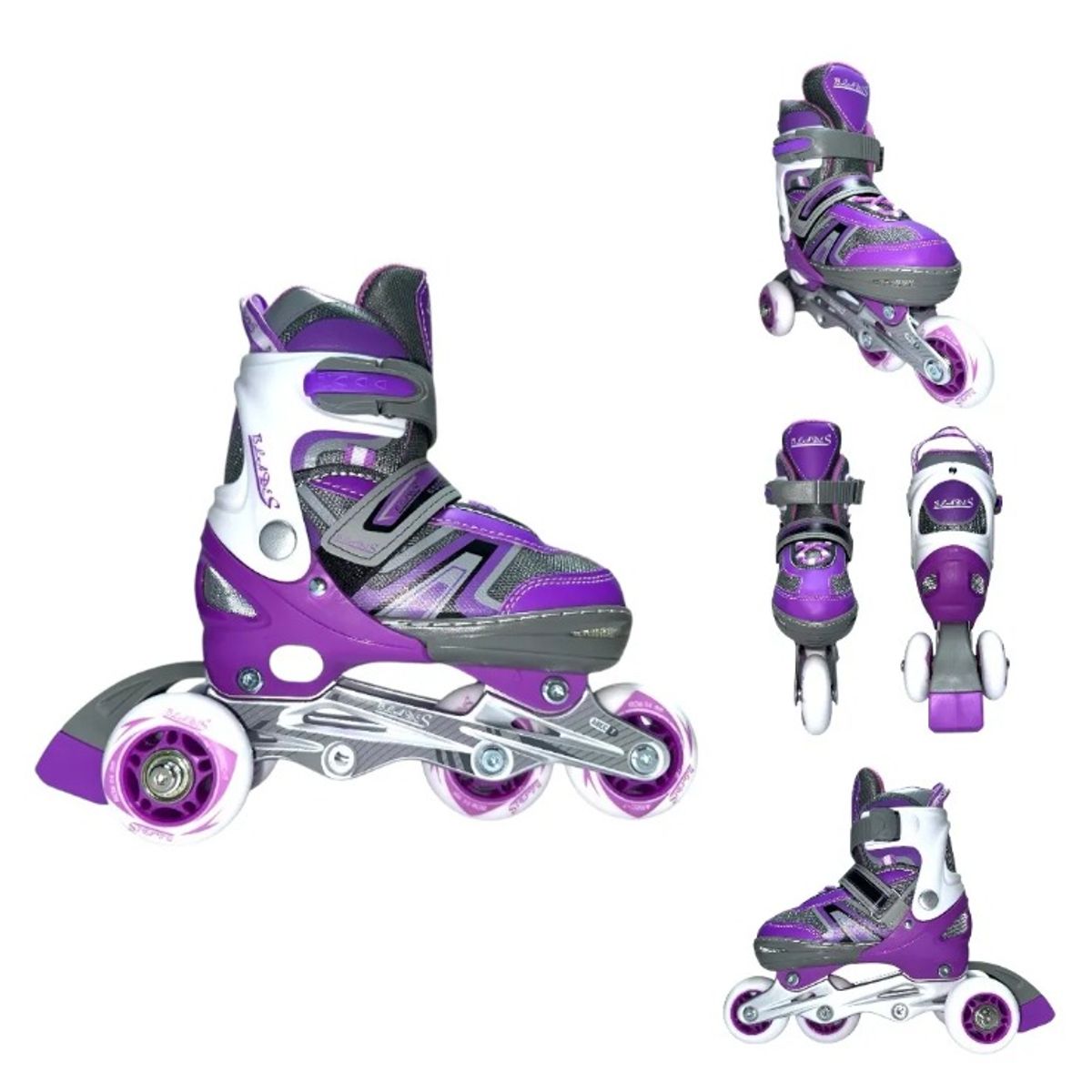 SPORT RUNNER - kit Patines semiprofesionales Blades Semiprofesionales Morado