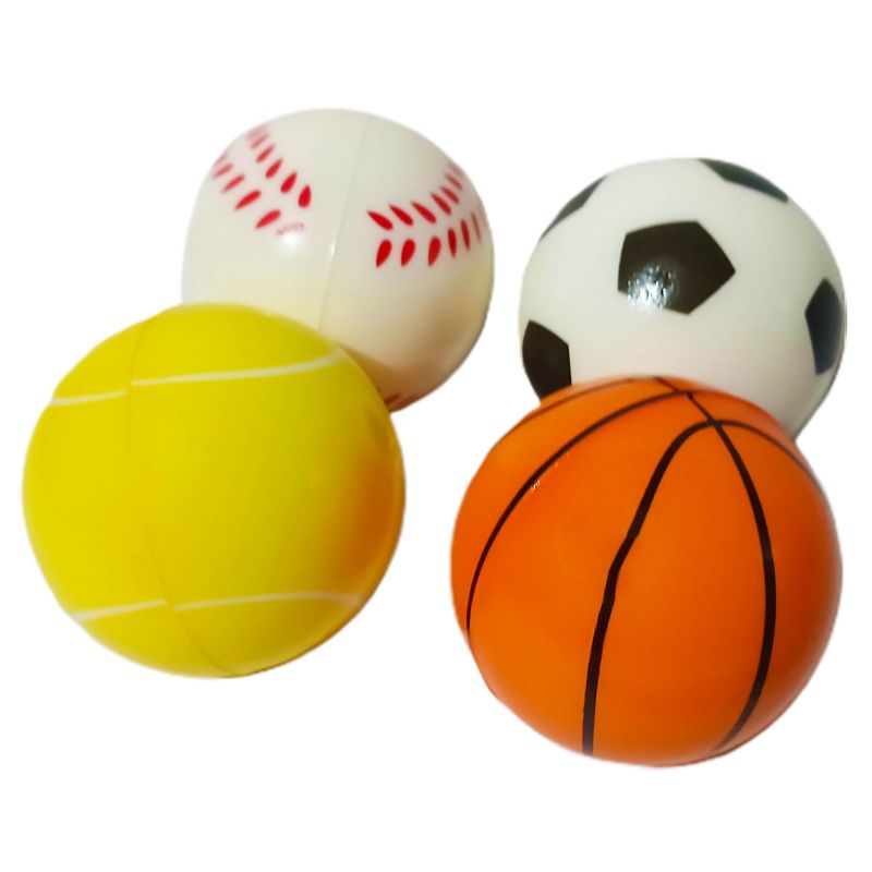 GENERICO - Juego De 4 Pelotas Suaves Didácticas De Deportes Para Niños