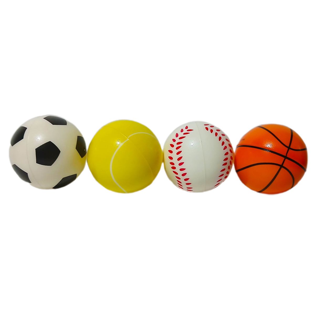 GENERICO - Juego De 4 Pelotas Suaves Didácticas De Deportes Para Niños