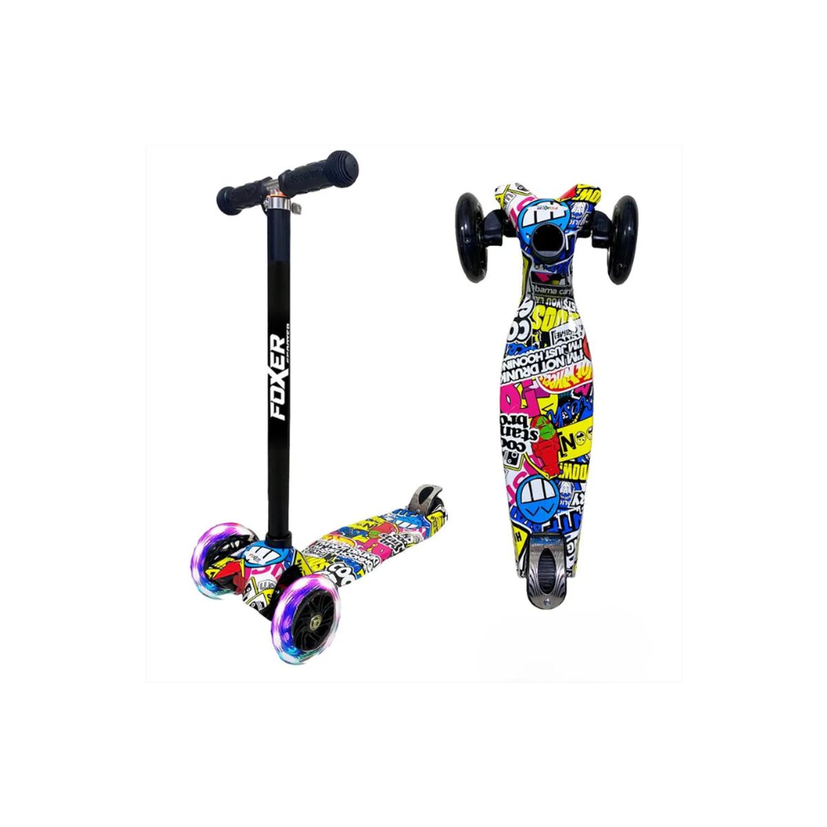 GENERICO - Scooter Infantil Moderno Luces Led Para Mayor Visibilidad