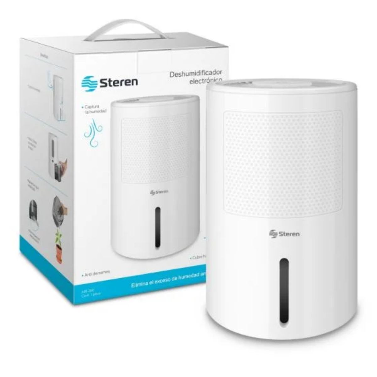 STEREN - DESHUMIDIFICADOR ELECTRÓNICO CON TANQUE DE 1.8 L / AIR-260