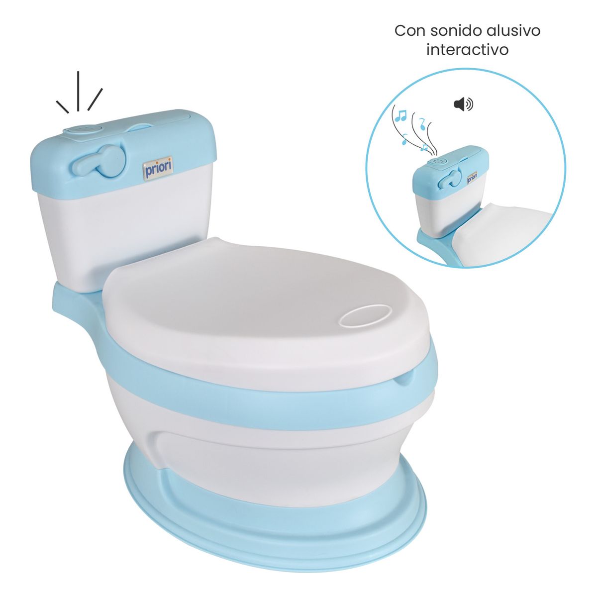 PRIORI - Baño Entrenador Infantil Priori Bari Plus Azul