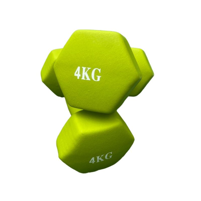 GENERICO - Pesa Mancuerna x par Neopreno 4 kilos total 8 kilos