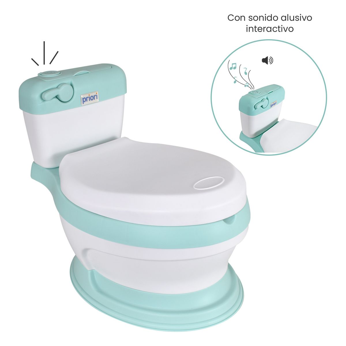 PRIORI - Baño Entrenador Infantil Priori Bari Plus Verde