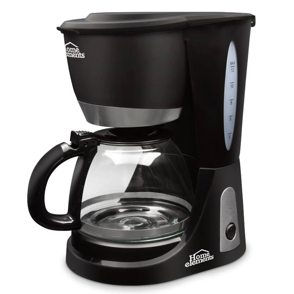 HOME ELEMENTS - Cafetera Eléctrica Home Elements He-7031a Negra 12 Tazas