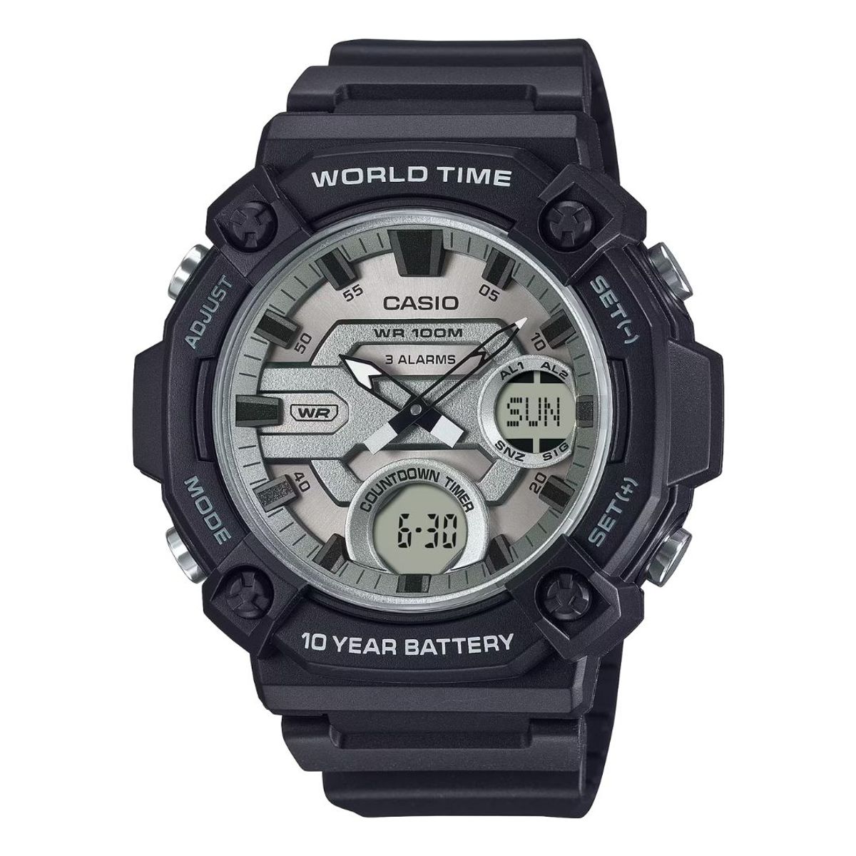 CASIO - Reloj Casio Modelo AEQ-120W-7A Diseño Deportivo