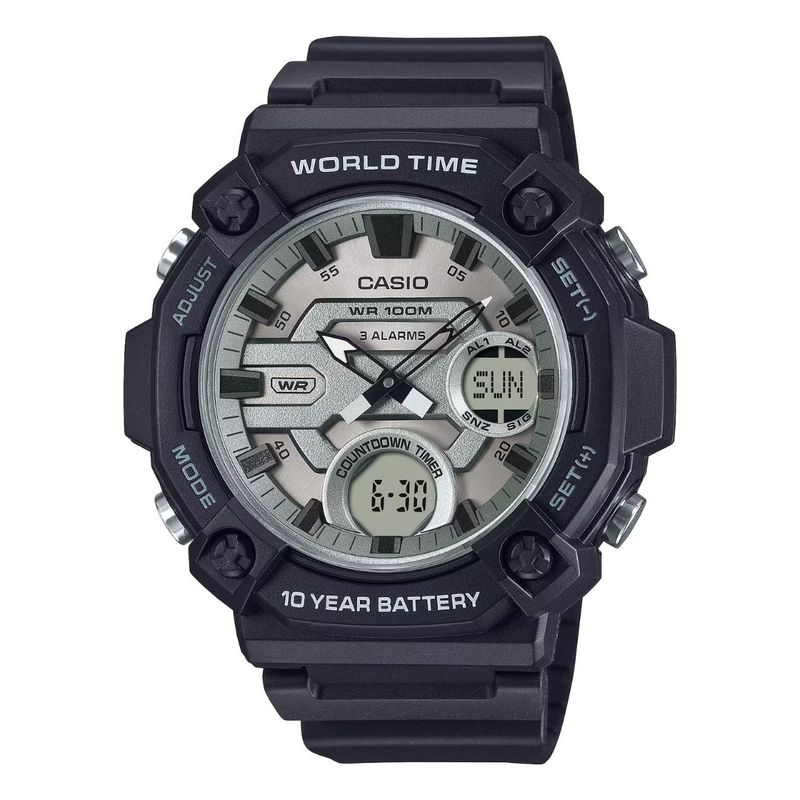 CASIO - Reloj Casio Modelo AEQ-120W-7A Diseño Deportivo