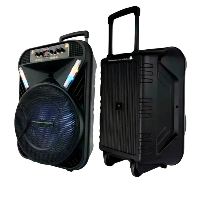 GENERICO - Parlante Con Ruedas 12 Pulgadas GTS-2070 35W + Micrófono