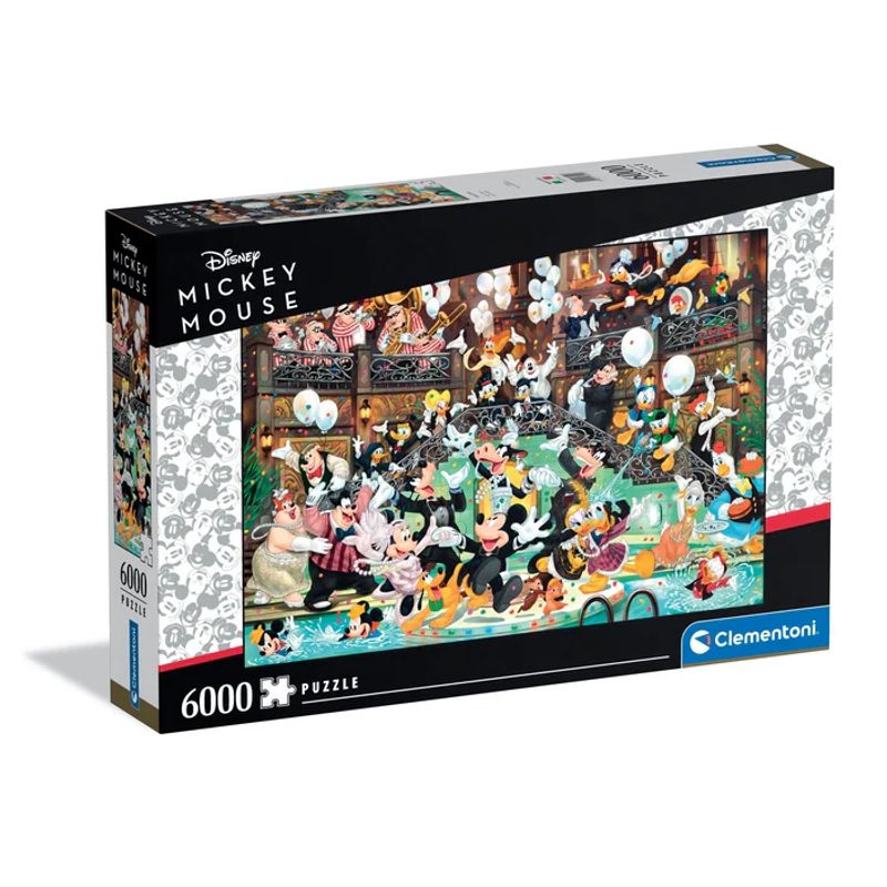 CLEMENTONI - Rompecabezas 6000 Piezas Fiesta De Mickey Mouse Clementoni