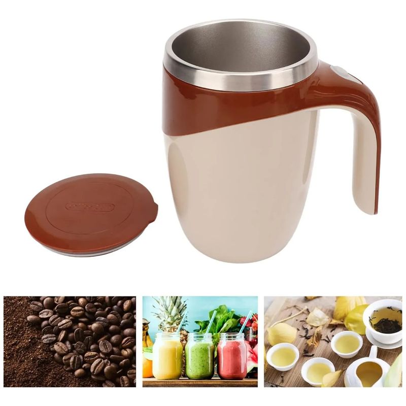 GENERICO - Vaso Mug Eléctrico Batidor Taza Mezclador Bebidas Agitador