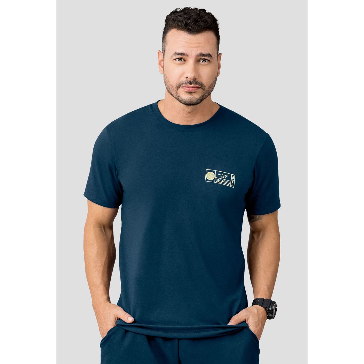 MARKETING PERSONAL - Camiseta Hombre Azul Profundo Mp 110526