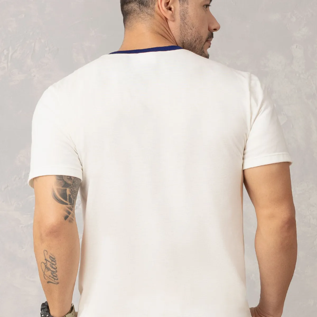 MARKETING PERSONAL - Camiseta Hombre Crema Mp 110530