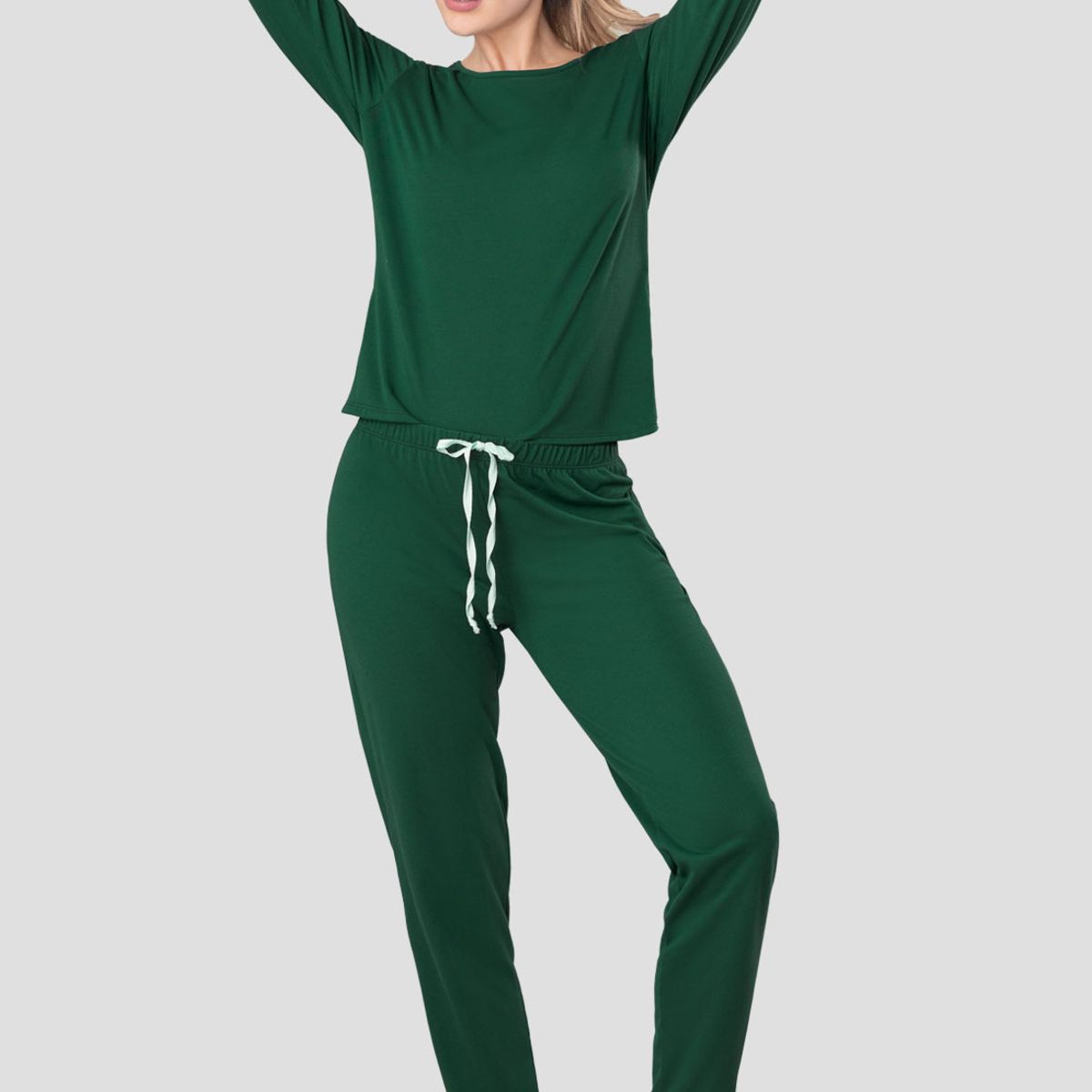 FORMAS INTIMAS - Conjunto Mujer Verde Pino Fi 110511