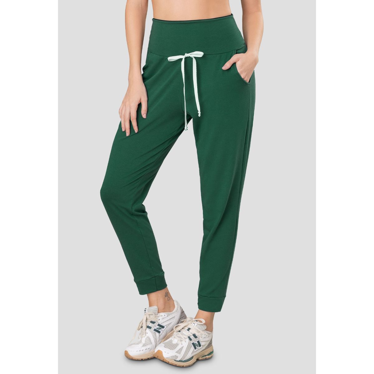 FORMAS INTIMAS - Pantalón Sudadera Mujer Verde Pino Fi 77393