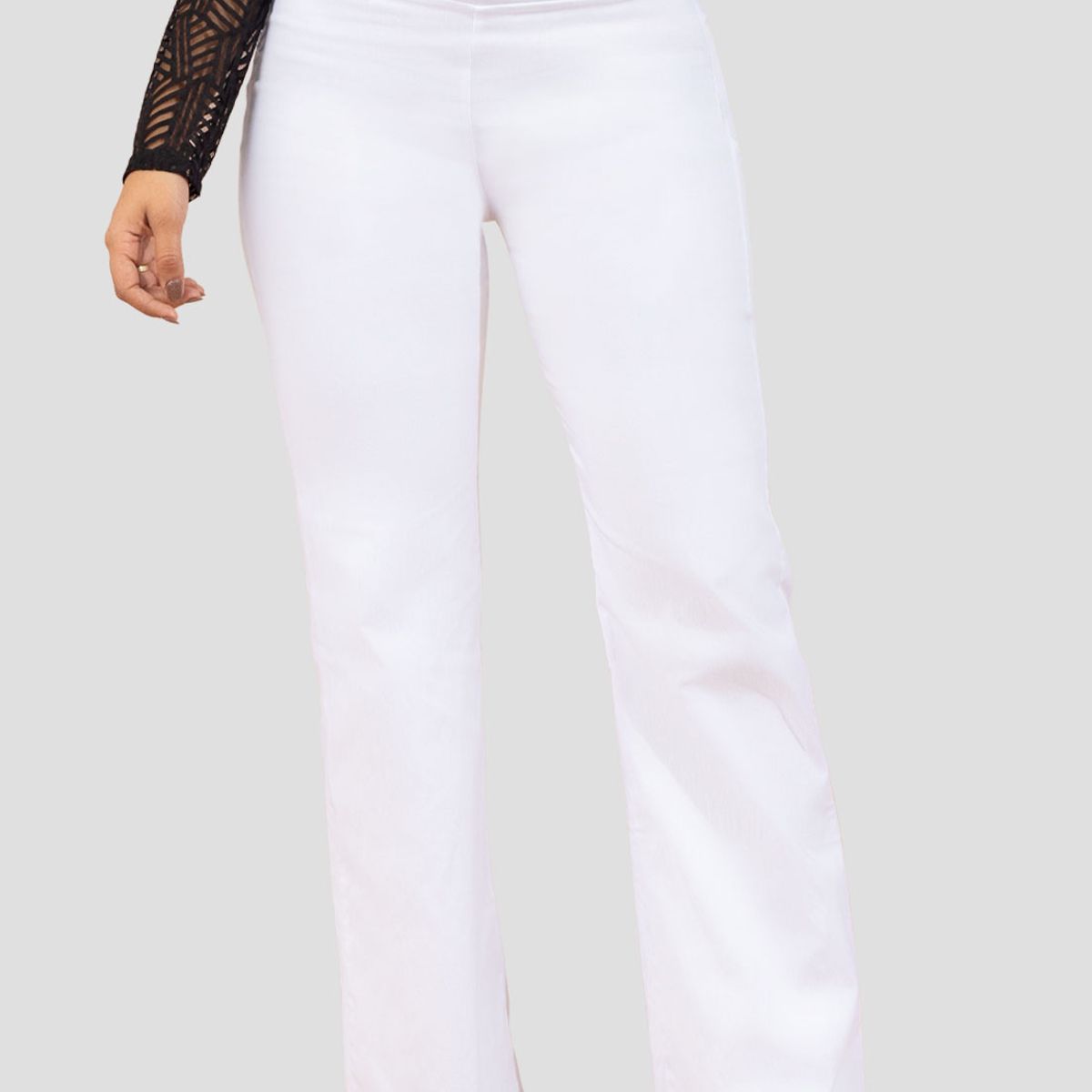 MARKETING PERSONAL - Pantalón Mujer Blanco Mp 100069