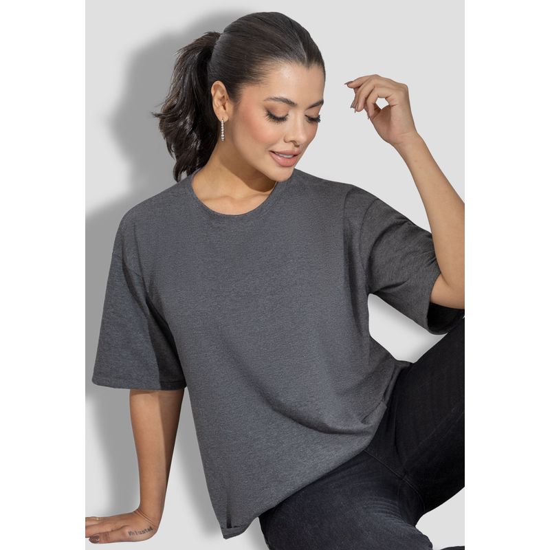 MARKETING PERSONAL - Camiseta Mujer Negro Cross Mp 110415