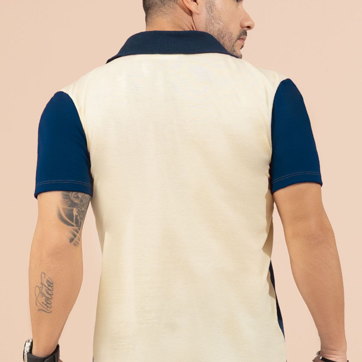 MARKETING PERSONAL - Polo Hombre Bicolor Mp 110524