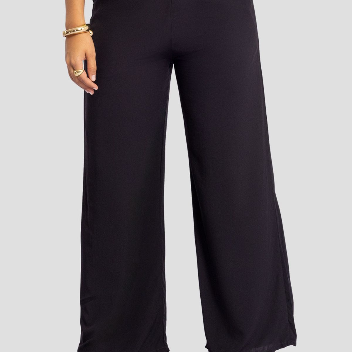 MARKETING PERSONAL - Pantalón Mujer Negro Mp 110430