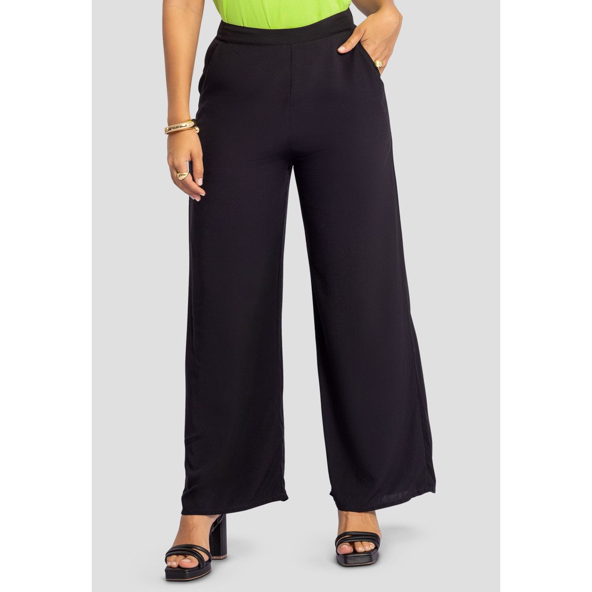 MARKETING PERSONAL - Pantalón Mujer Negro Mp 110430