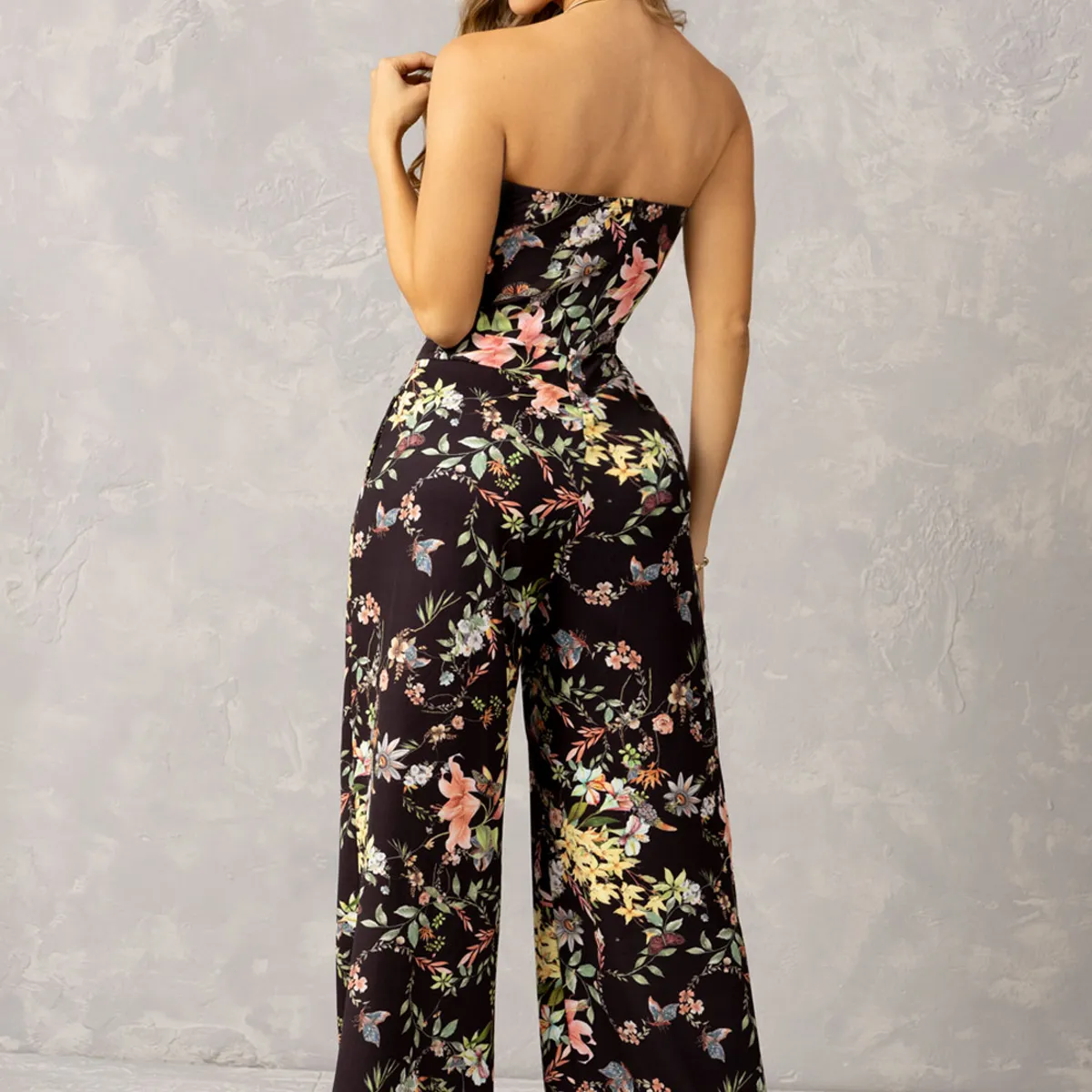 MARKETING PERSONAL - Enterizo Largo Mujer Estampado Mp 110421