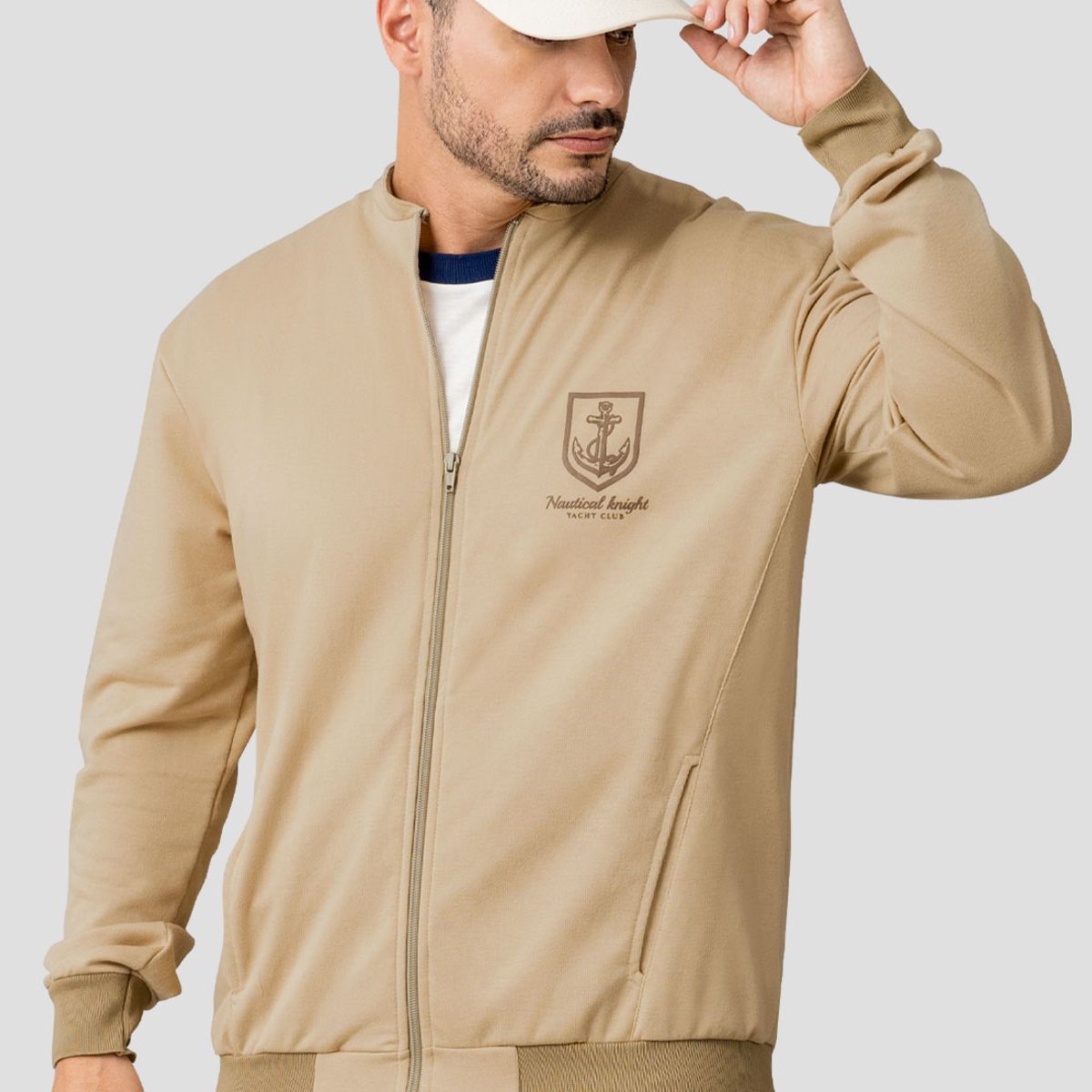 MARKETING PERSONAL - Buzo Hombre Latte Mp 110522