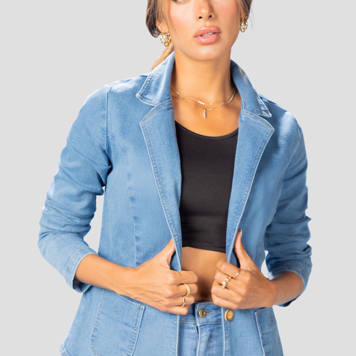 MARKETING PERSONAL - Chaqueta Mujer Azul Mp 108278