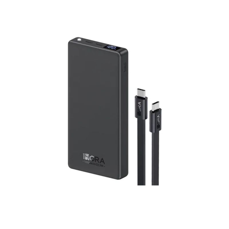 1HORA - PowerBank 10.000 Carga Rápida 22.5w Digital Doble Salida Tipo C