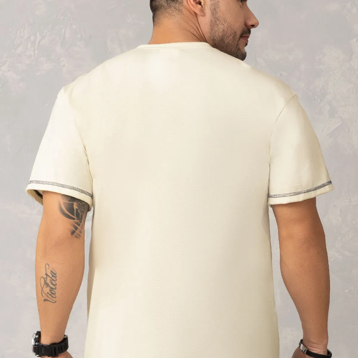 MARKETING PERSONAL - Camiseta Hombre Crema Mp 110523