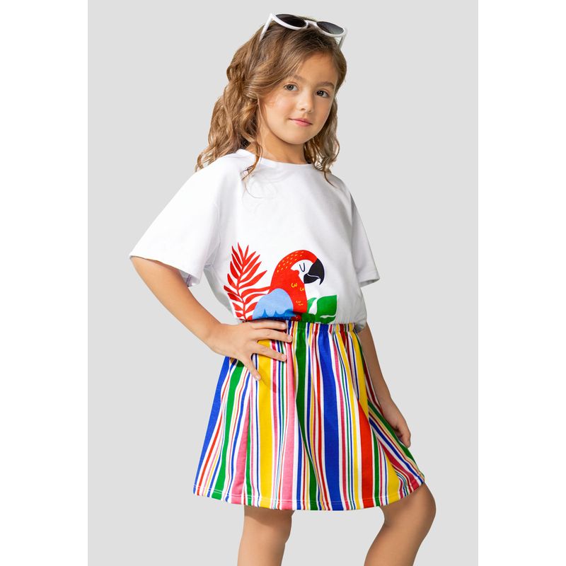 MARKETING PERSONAL - Vestido Infantil Femenino Multicolor Mp 110594
