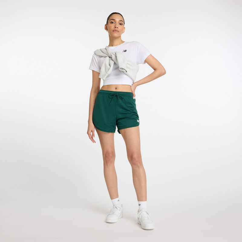 NEW BALANCE - Pantaloneta New Balance Original Athletics Verde Para Mujer
