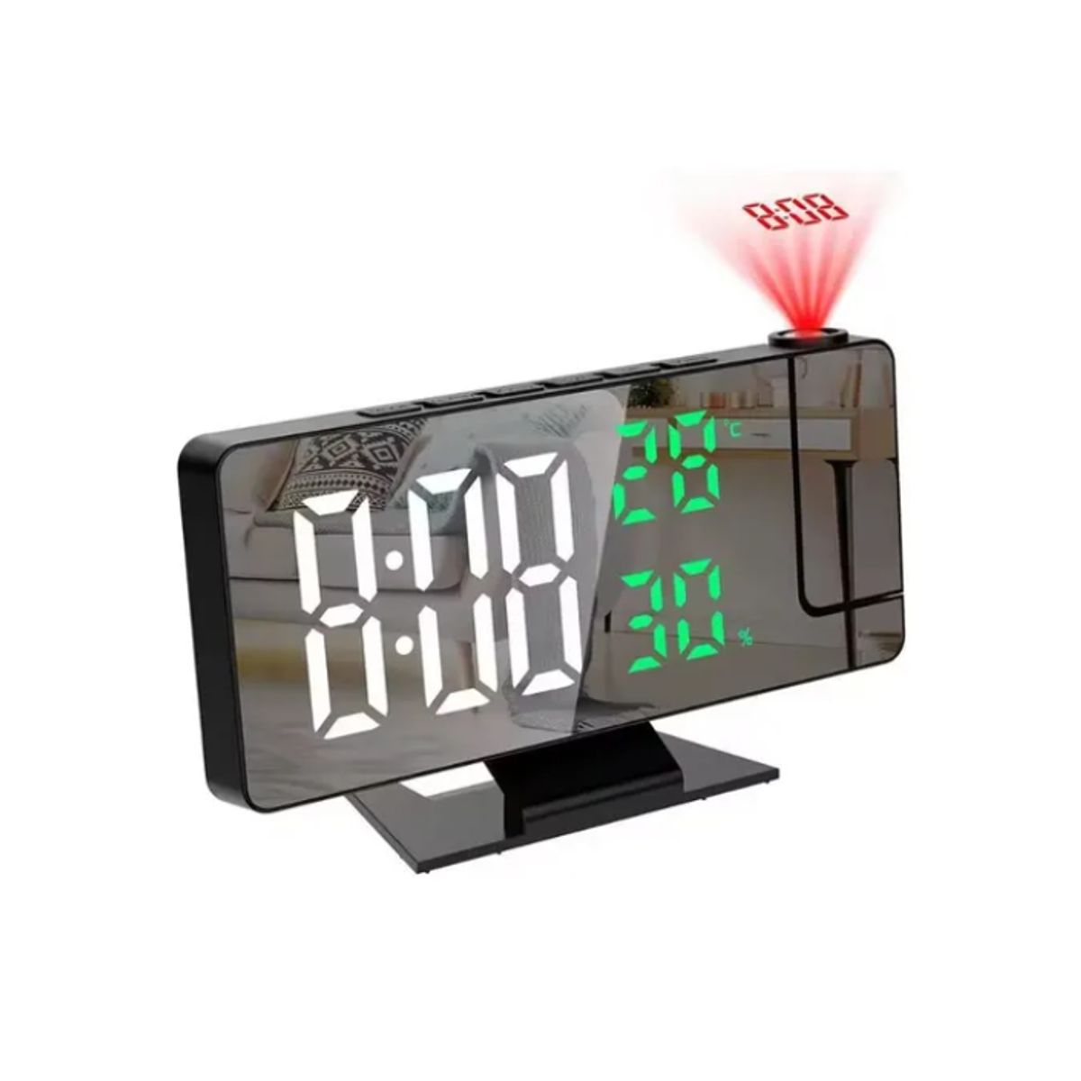 INNOVA - Reloj Digital Números Grandes Con Alarma Proyecta Hora