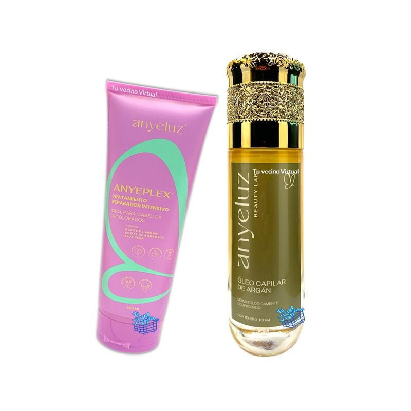 ANYELUZ - Anyeplex y Oleo Capilar de Argan Anyeluz