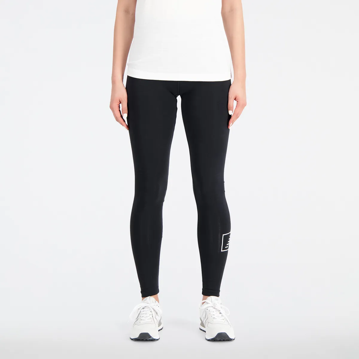 NEW BALANCE - Pantalon Marca New Balance Original Essentials Negro Mujer
