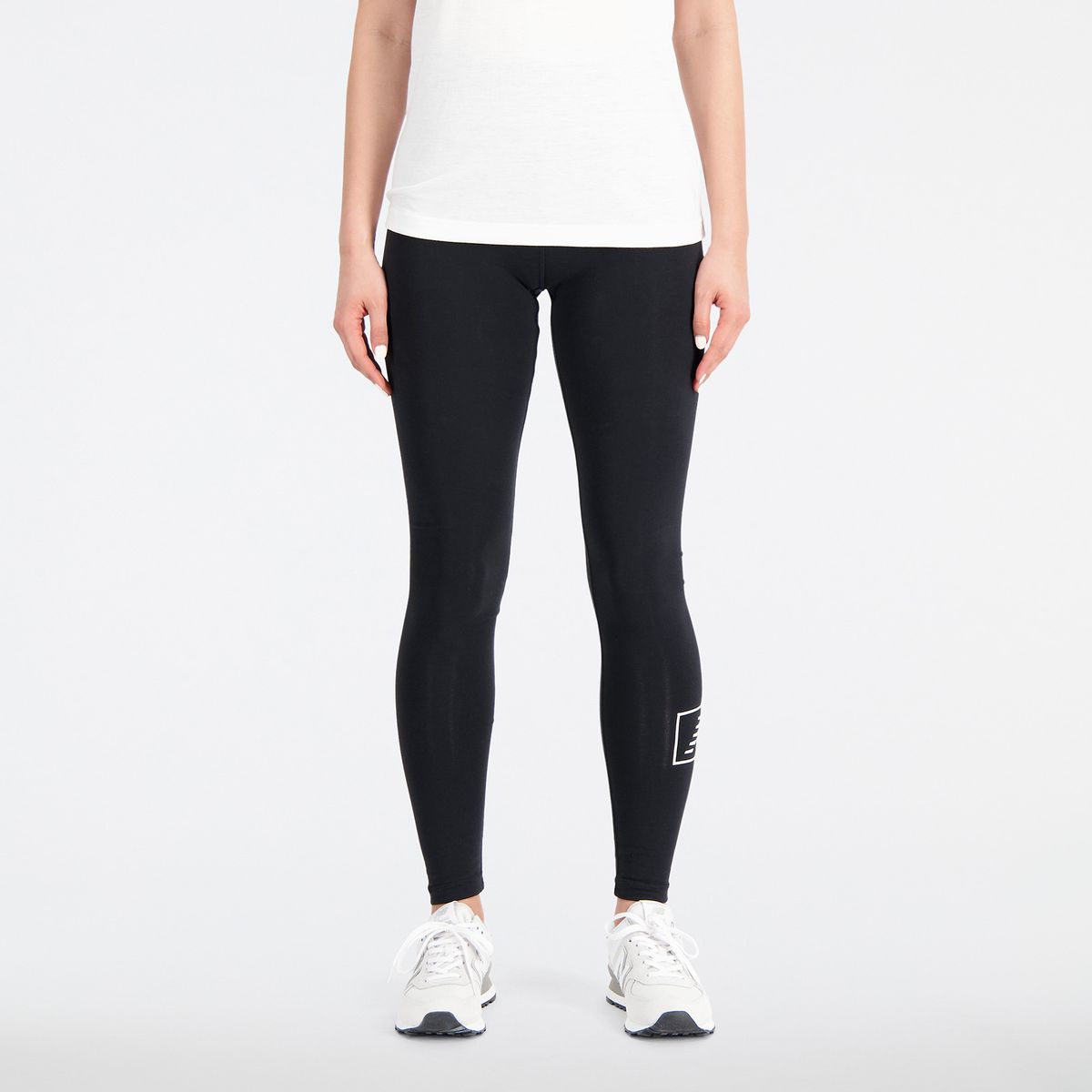 NEW BALANCE - Pantalon Marca New Balance Original Essentials Negro Mujer