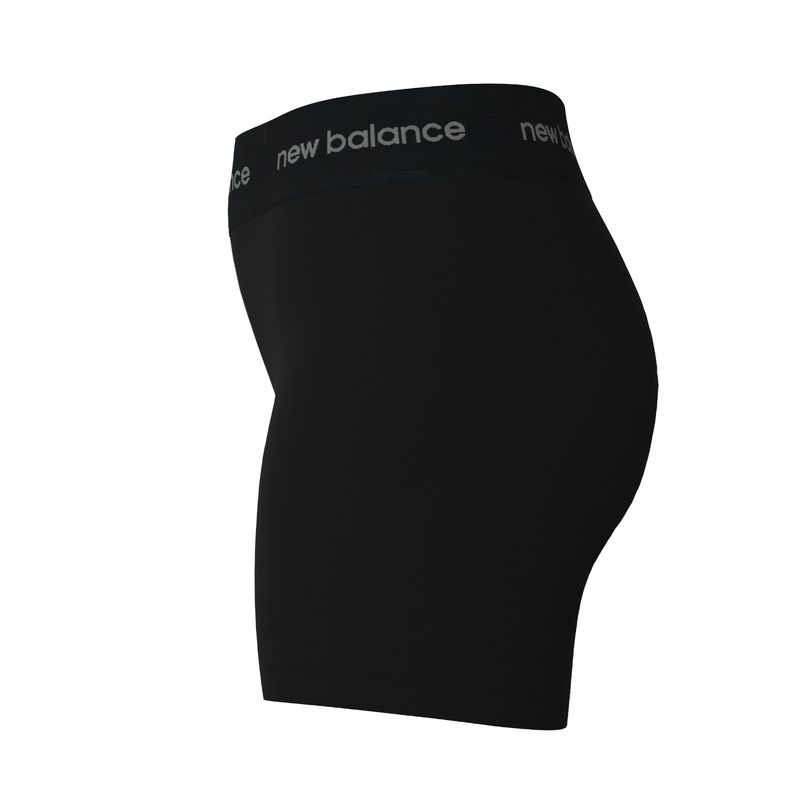 NEW BALANCE - Pantaloneta New Balance Original Tiro Alto Negro Para Mujer