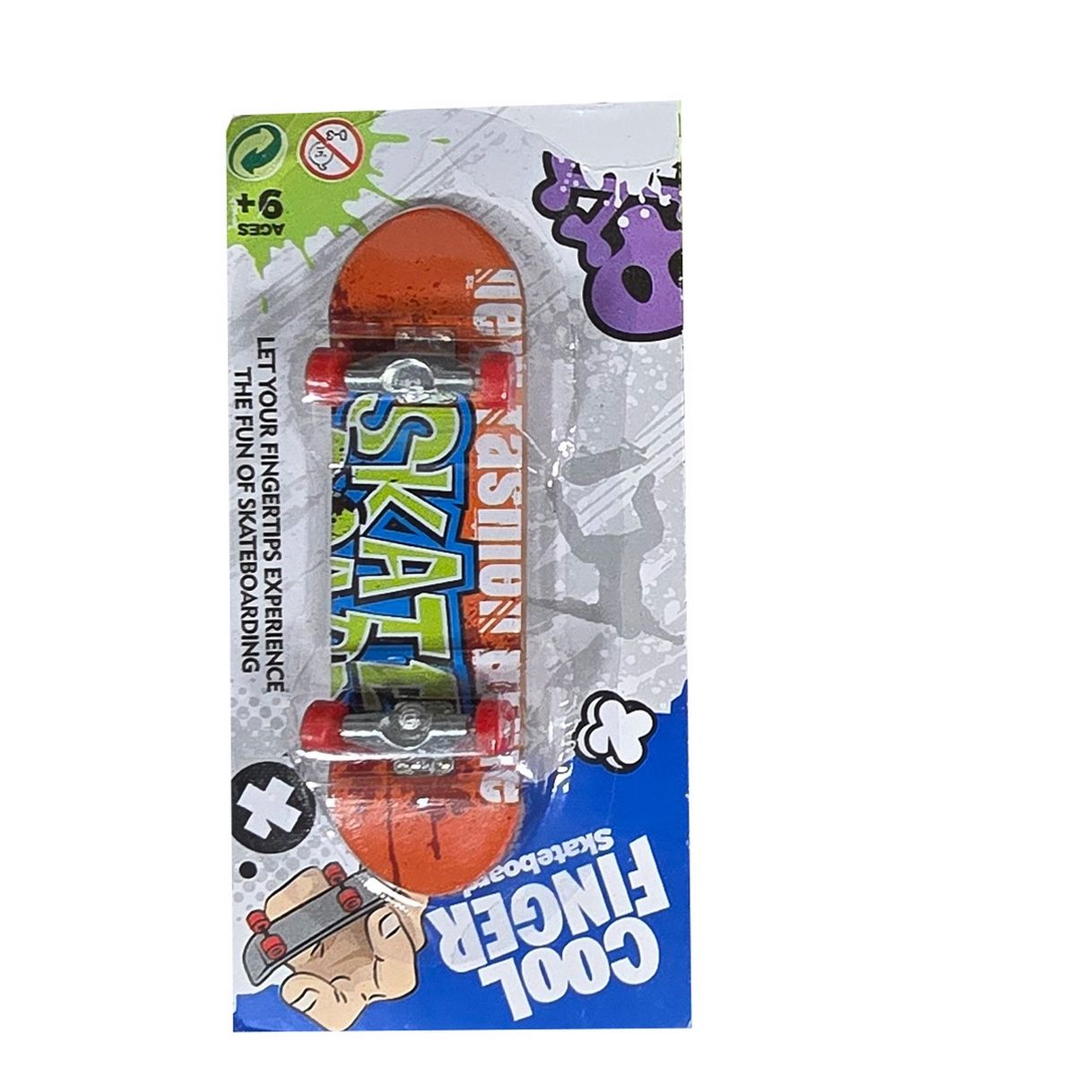 GENERICO - Patineta Dedos Mini Coleccion Juguete Niños X 4 Unidades