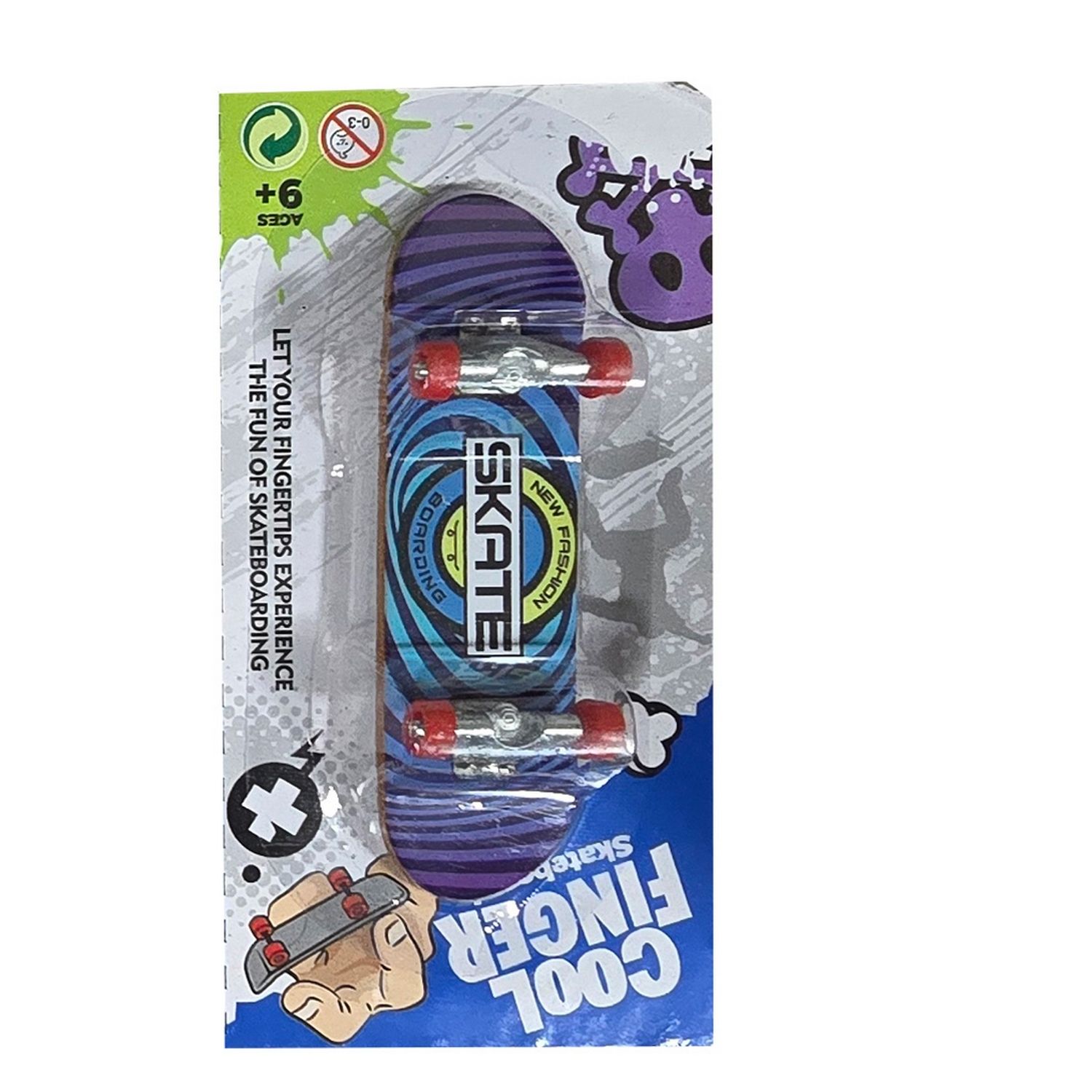 Fingerboard Mini Monopatín De Dedos Con Rodamientos Precisos – Juguete Educativo Portátil Para Entrenar Coordinación Y Motricidad Fina