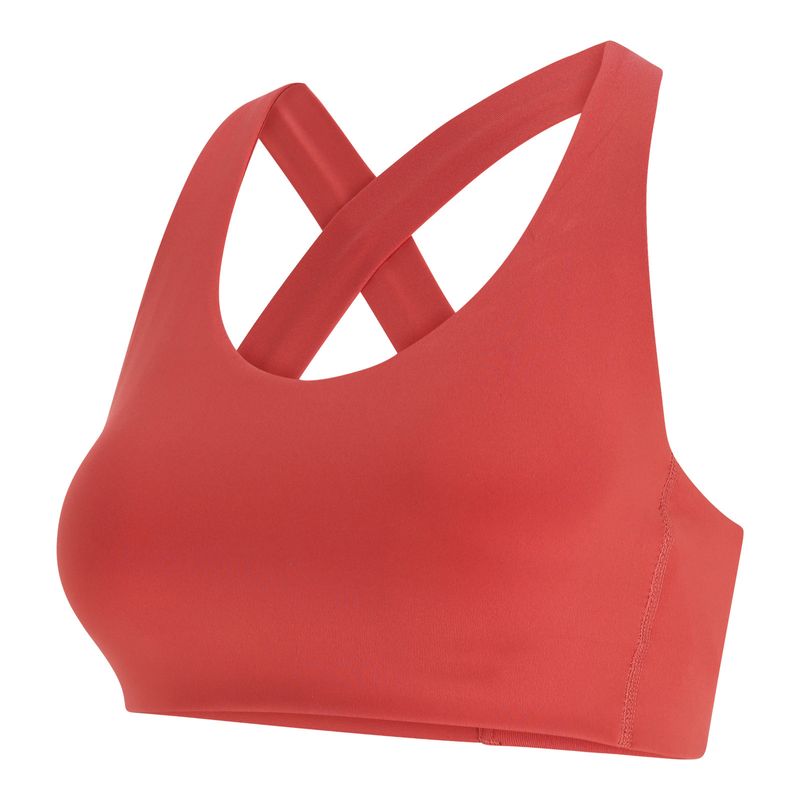 NEW BALANCE - Top New Balance Original Fuel Bra DRYx Naranja Para Mujer