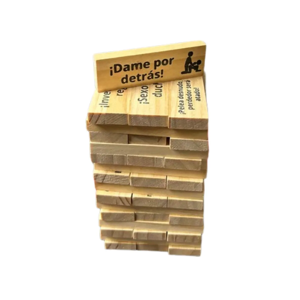 GENERICO - Juego Jenga Erotico Para Parejas 48 Piezas
