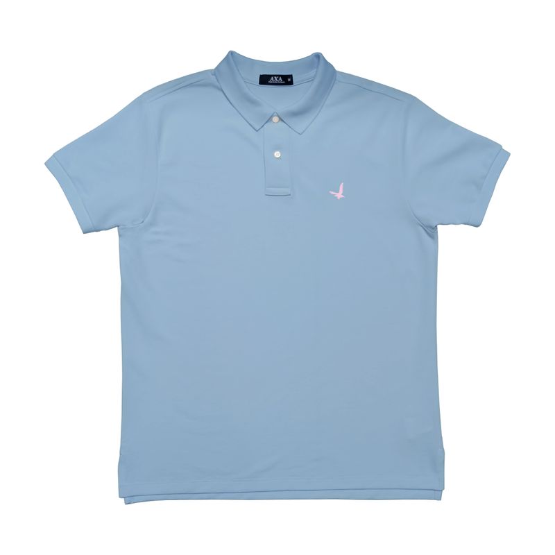 GENERICO - Camiseta Polo  AX Azul Claro Algodón