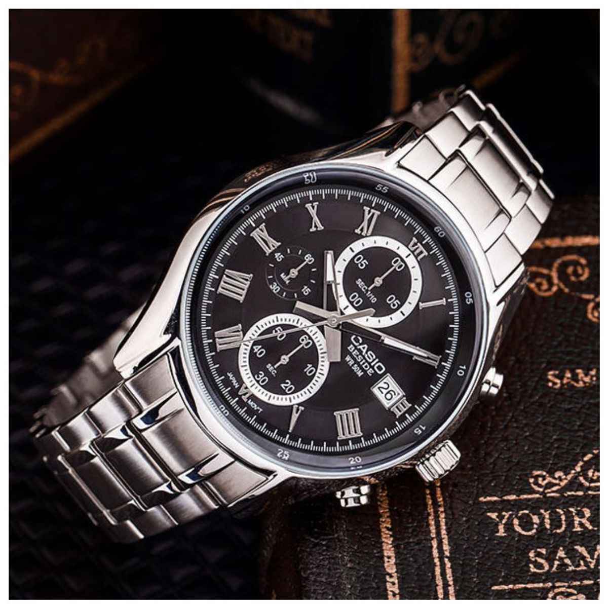 CASIO - Reloj Casio Modelo BEM-512D-1A Diseño Elegante