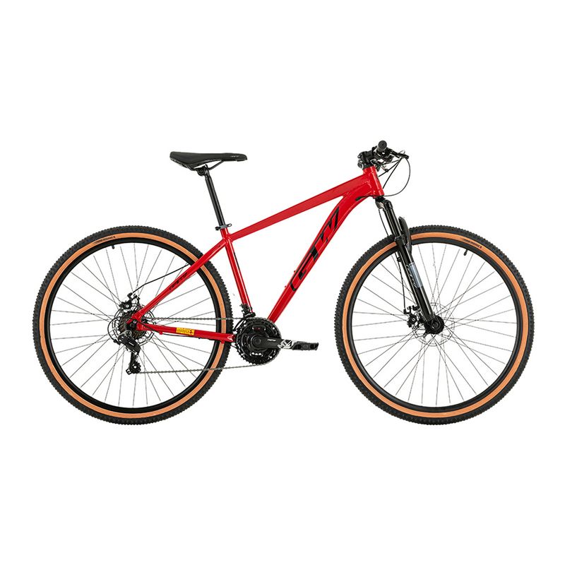 GW - Bicicleta de Montaña Rin 29 GW Monkey Rojo MTB Talla 17