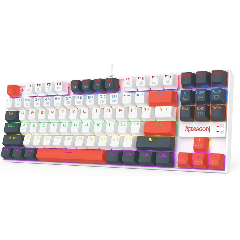 REDRAGON - Teclado Gamer Redragon Kumara K552wlr - R Switches Rojos Rainbow USD