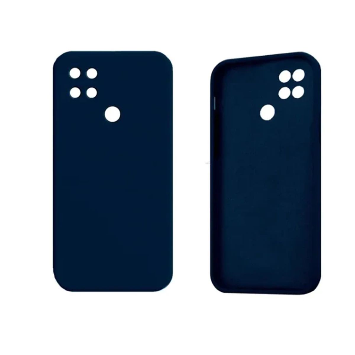 GENERICO - Funda Silicone Case Compatible Xiaomi Redmi 9C y Redmi 10A Azul Oscuro