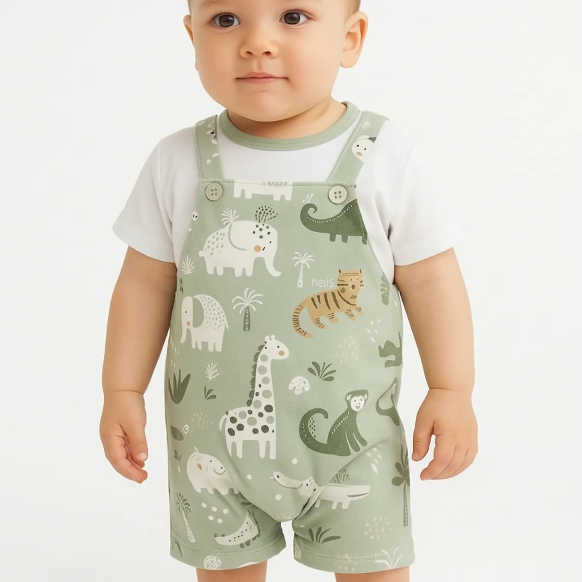 LUSOLSI - Prendas niñas ropa conjuntos vestido enterizo  Body niños