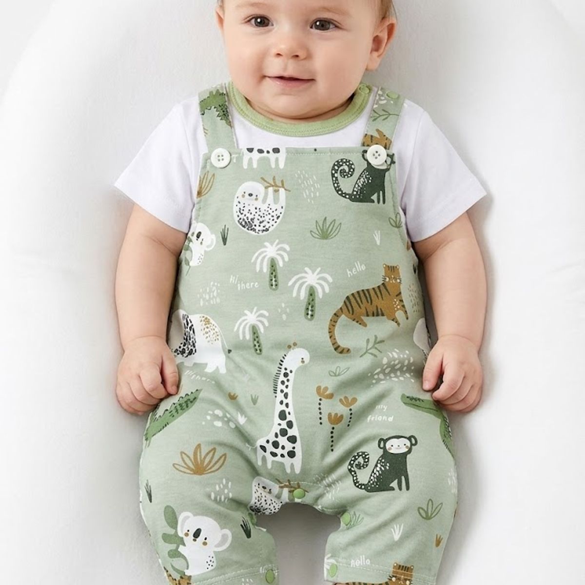 LUSOLSI - Prendas niñas ropa conjuntos vestido enterizo  Body niños