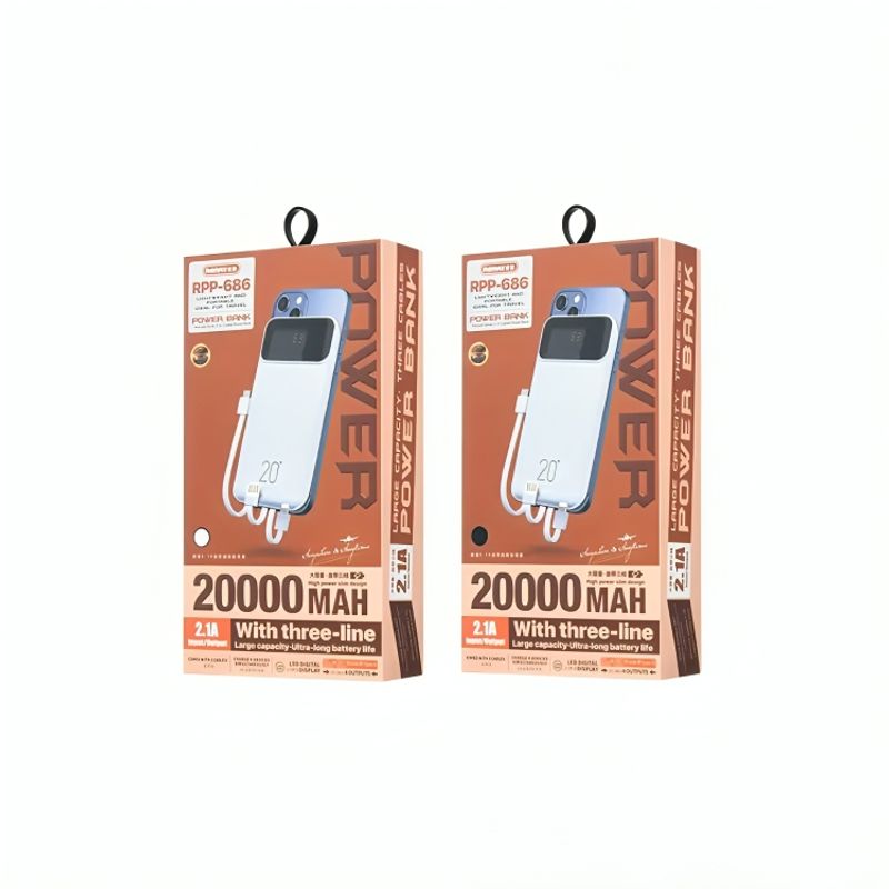 REMAX - Power Bank REMAX RPP-686 20000mAh